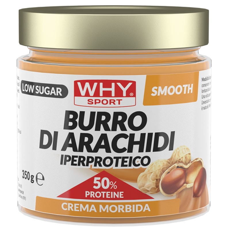 BURRO DI ARACHIDI IPERPROTEICO 350g - WHYsport