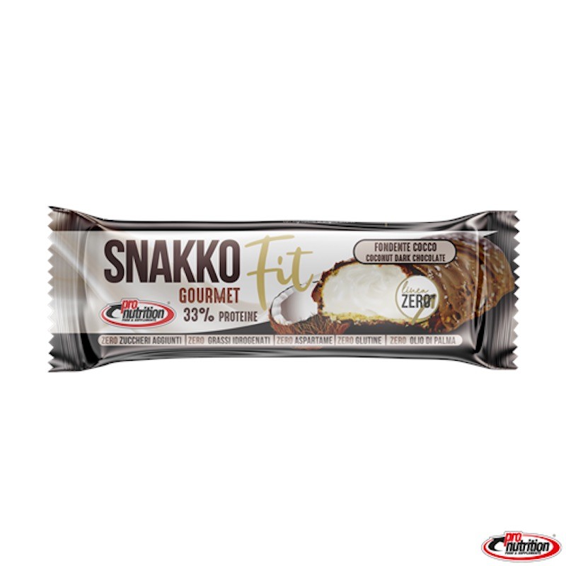 SNAKKO GOURMET FIT 30g - Pro Nutrition Fondente Cocco