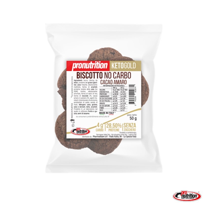 BISCOTTO KETO NOCARBO 50g - Pro Nutrition Cacao