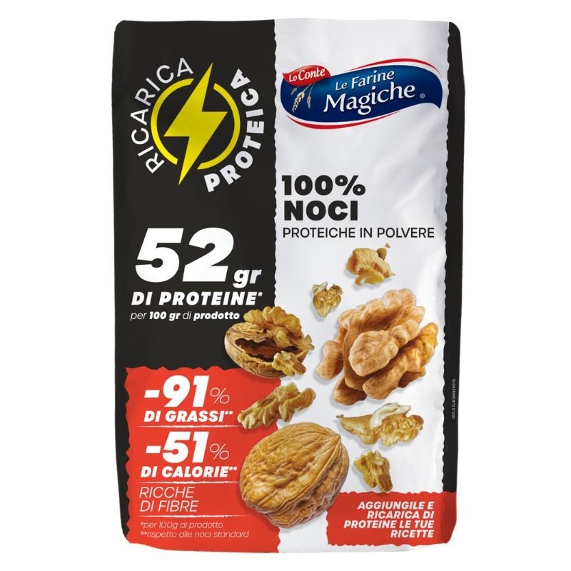 RICARICA PROTEICA 100% NOCI 150g - Le Farine Magiche