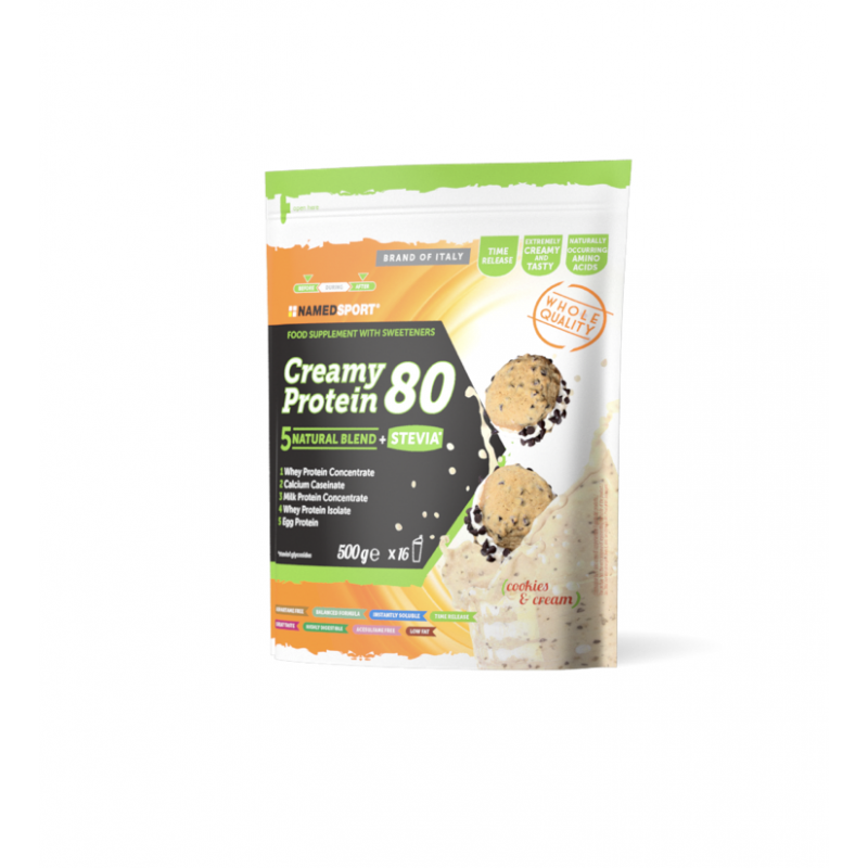 CREAMY PROTEIN 80 500g - Named Sport